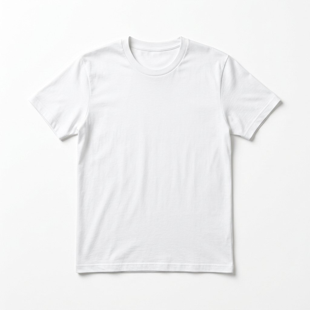 Customizable MP Supply Garment Mockup - Blank T-Shirt